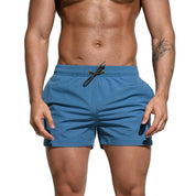 4-Way Stretch Swim Trunks - Steel Blue