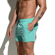 4-Way Stretch Swim Trunks - Aqua