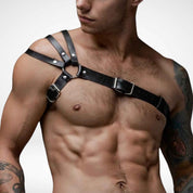 Apollo Triple Strap Harness - Black