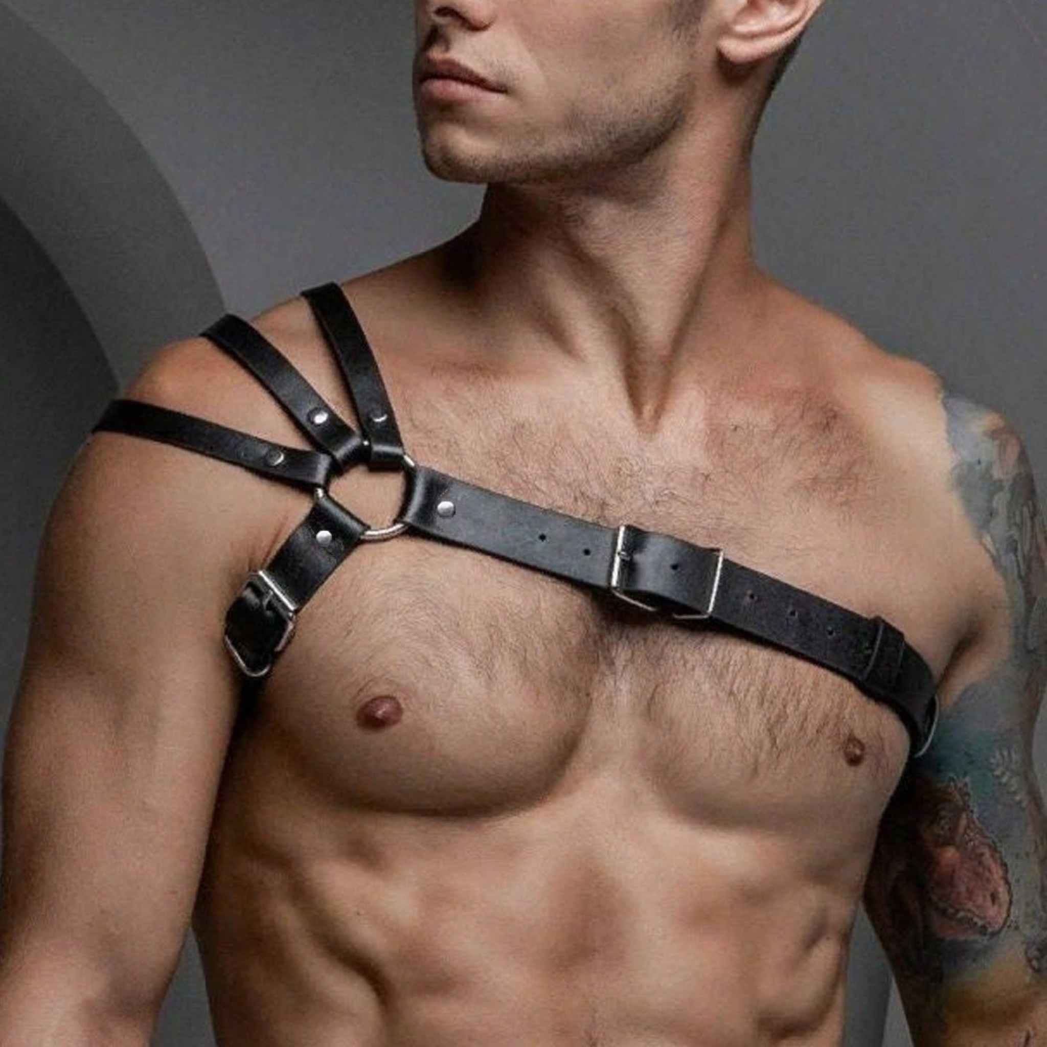 Apollo Triple Strap Harness - Black