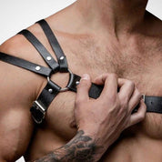 Apollo Triple Strap Harness - Black