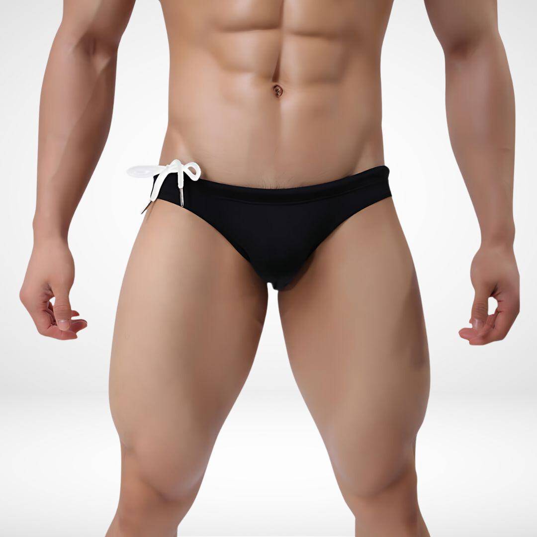 Brave Person Side String Swim Briefs - CrownJewel.co