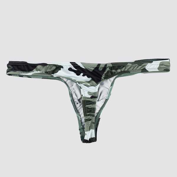 Camo Bulge Pouch Thong - CrownJewel.co