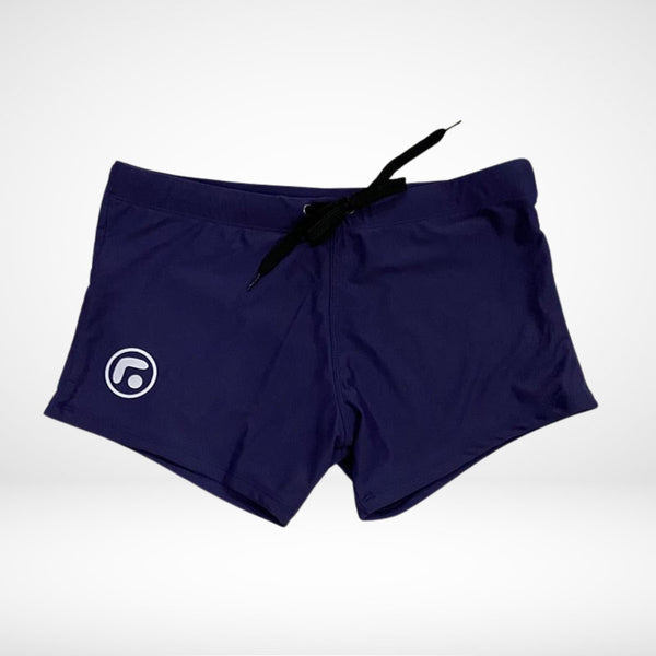 Drawstring Square Cut Swim Trunks - CrownJewel.co