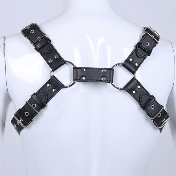 Faux Leather Adjustable Harness - CrownJewel.co