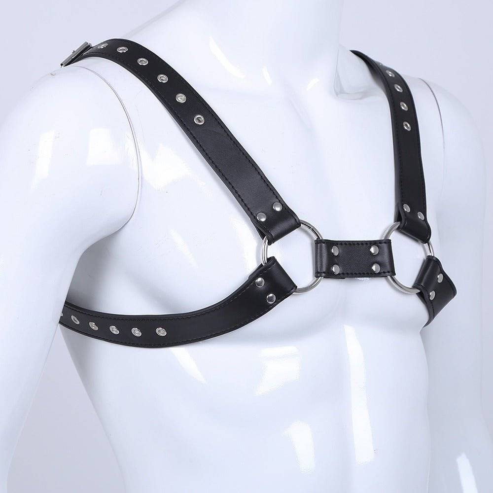 Faux Leather Adjustable Harness - CrownJewel.co