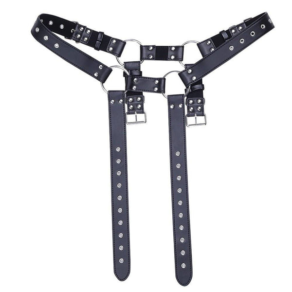 Faux Leather Adjustable Harness - CrownJewel.co