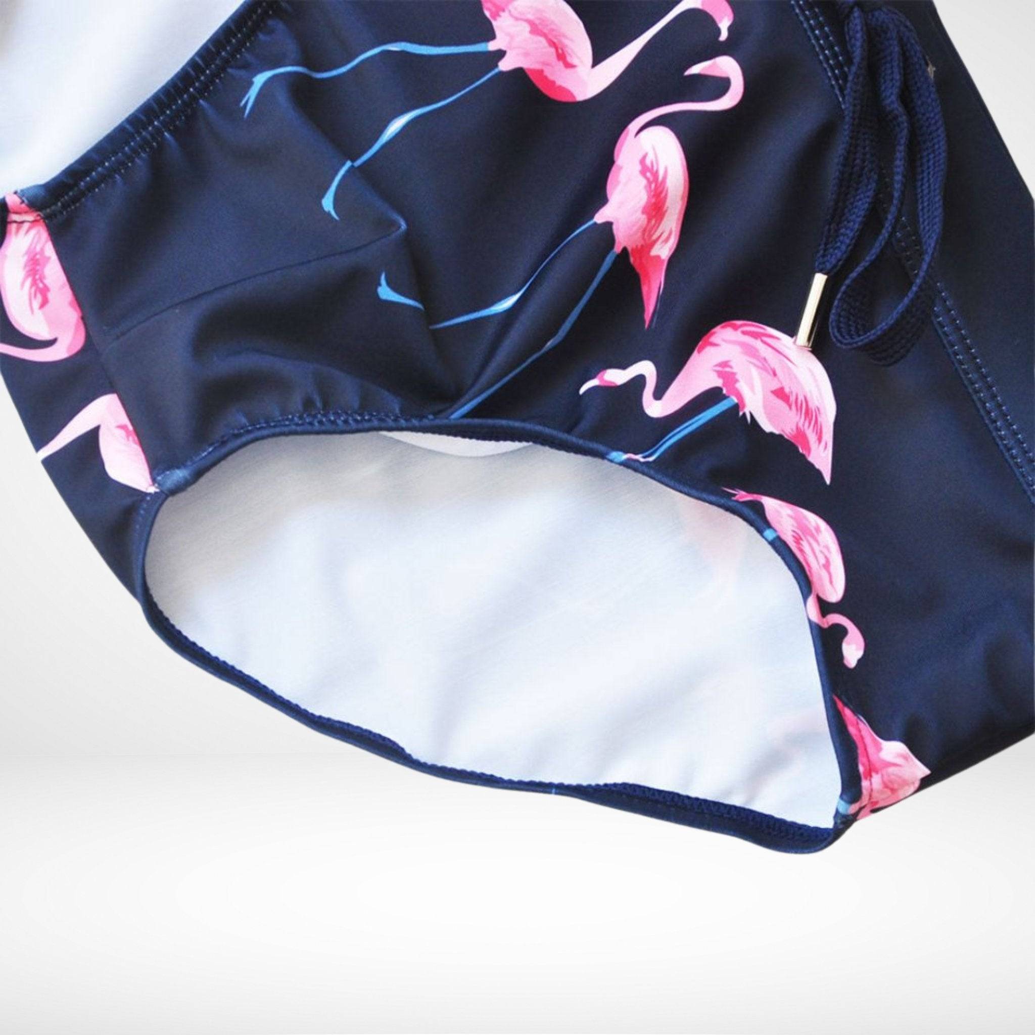 Flamingo Print Swim Briefs - CrownJewel.co