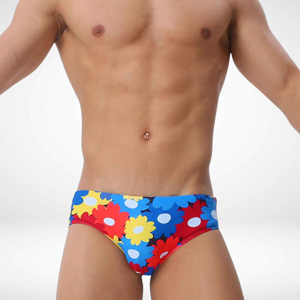 Flower Power Swim Briefs - CrownJewel.co