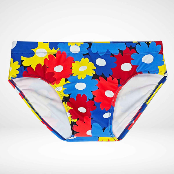 Flower Power Swim Briefs - CrownJewel.co