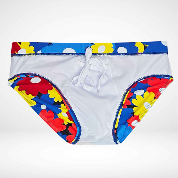 Flower Power Swim Briefs - CrownJewel.co