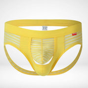 Transparent Jock Briefs - Yellow