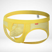 Transparent Jock Briefs - Yellow