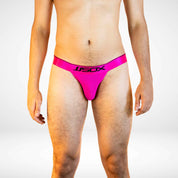 Men’s Breathable Mesh Briefs - JJSOX Brand Underwear - Deep Pink