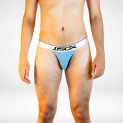 Men’s Breathable Mesh Briefs - JJSOX Brand Underwear - Sky Blue