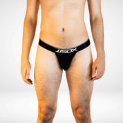 Men’s Breathable Mesh Briefs - JJSOX Brand Underwear - Black