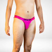 Men’s Breathable Mesh Briefs - JJSOX Brand Underwear - Deep Pink