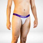 Men’s Breathable Mesh Briefs - JJSOX Brand Underwear - White