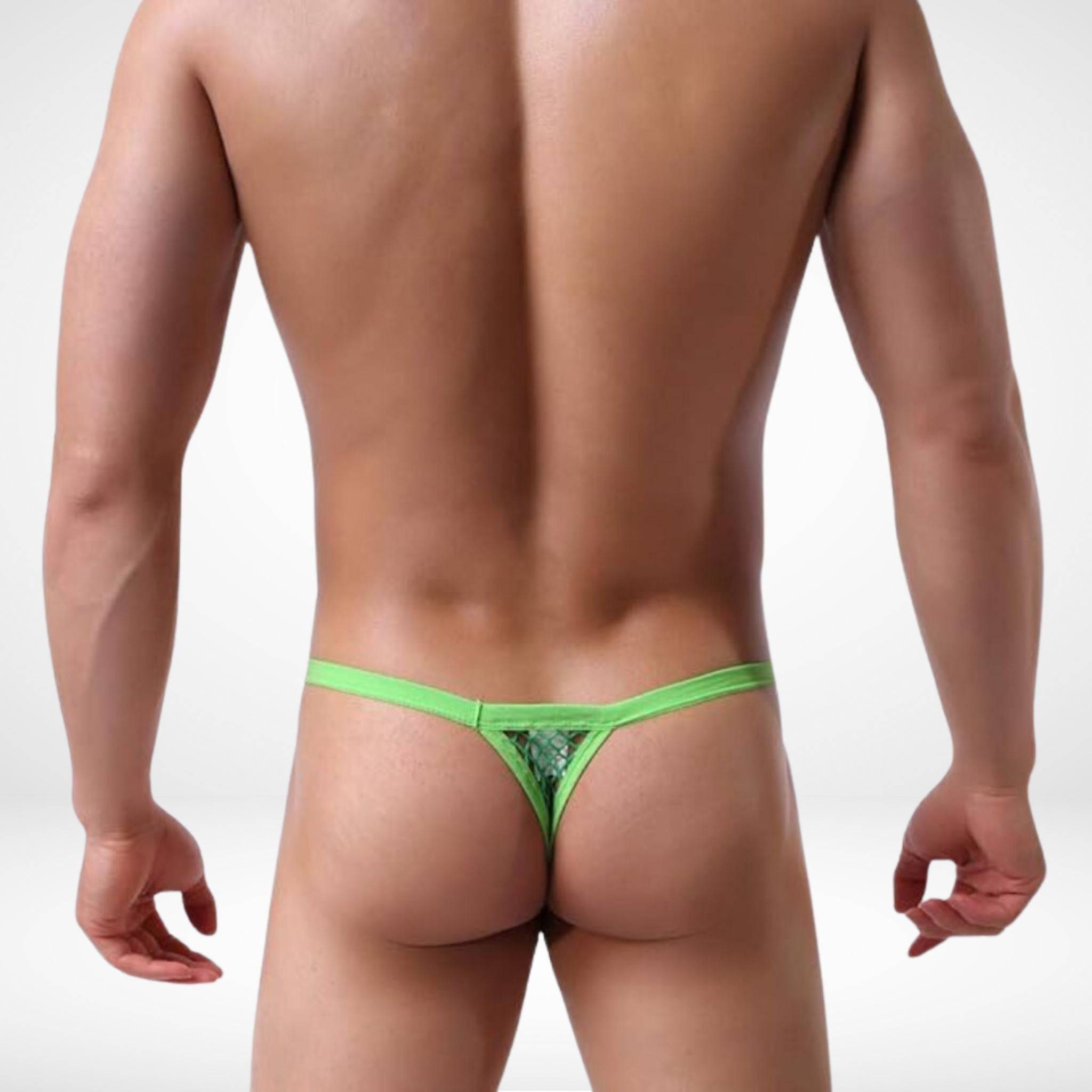 No Secrets Men's Mesh Thong - CrownJewel.co