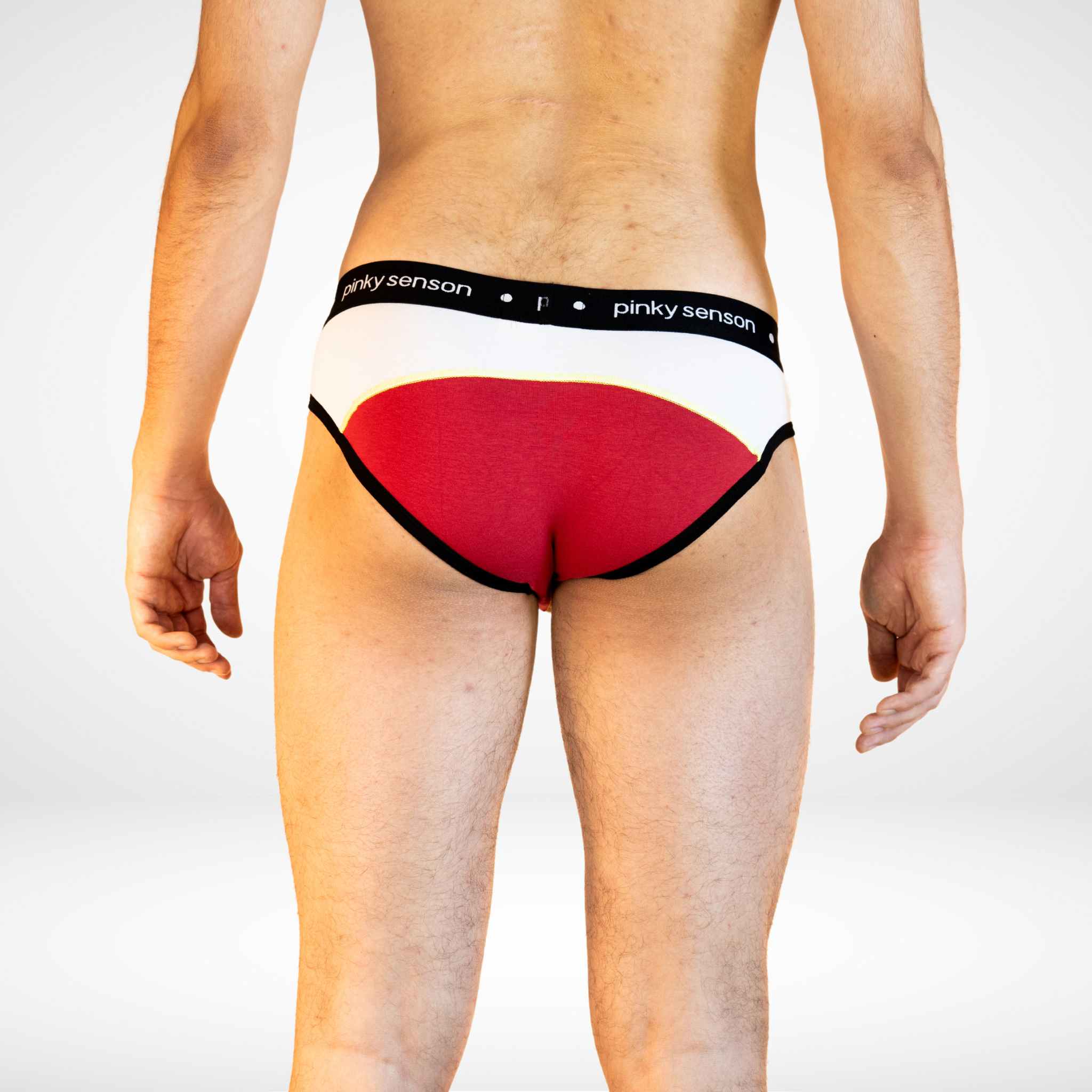 Men’s Cotton Stretch Briefs - Red