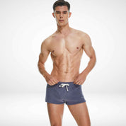 Comfortable Fleece Pajama Shorts - Gray