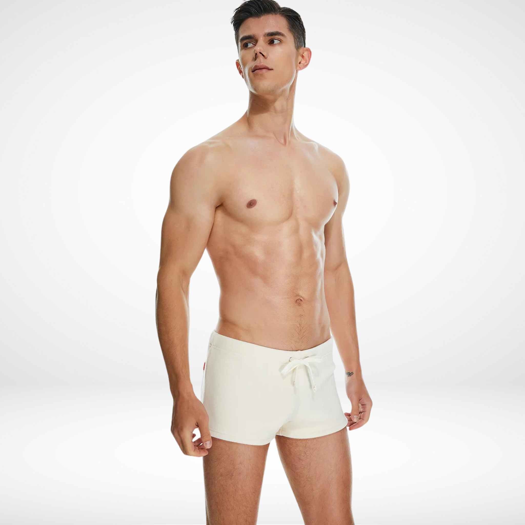 Comfortable Fleece Pajama Shorts - Ivory