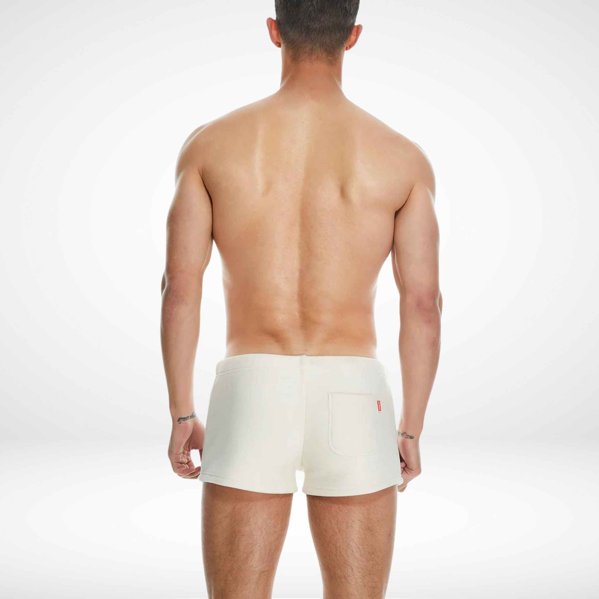 Comfortable Fleece Pajama Shorts - Ivory