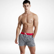 Quick Dry Striped Beach Shorts - CrownJewel.co