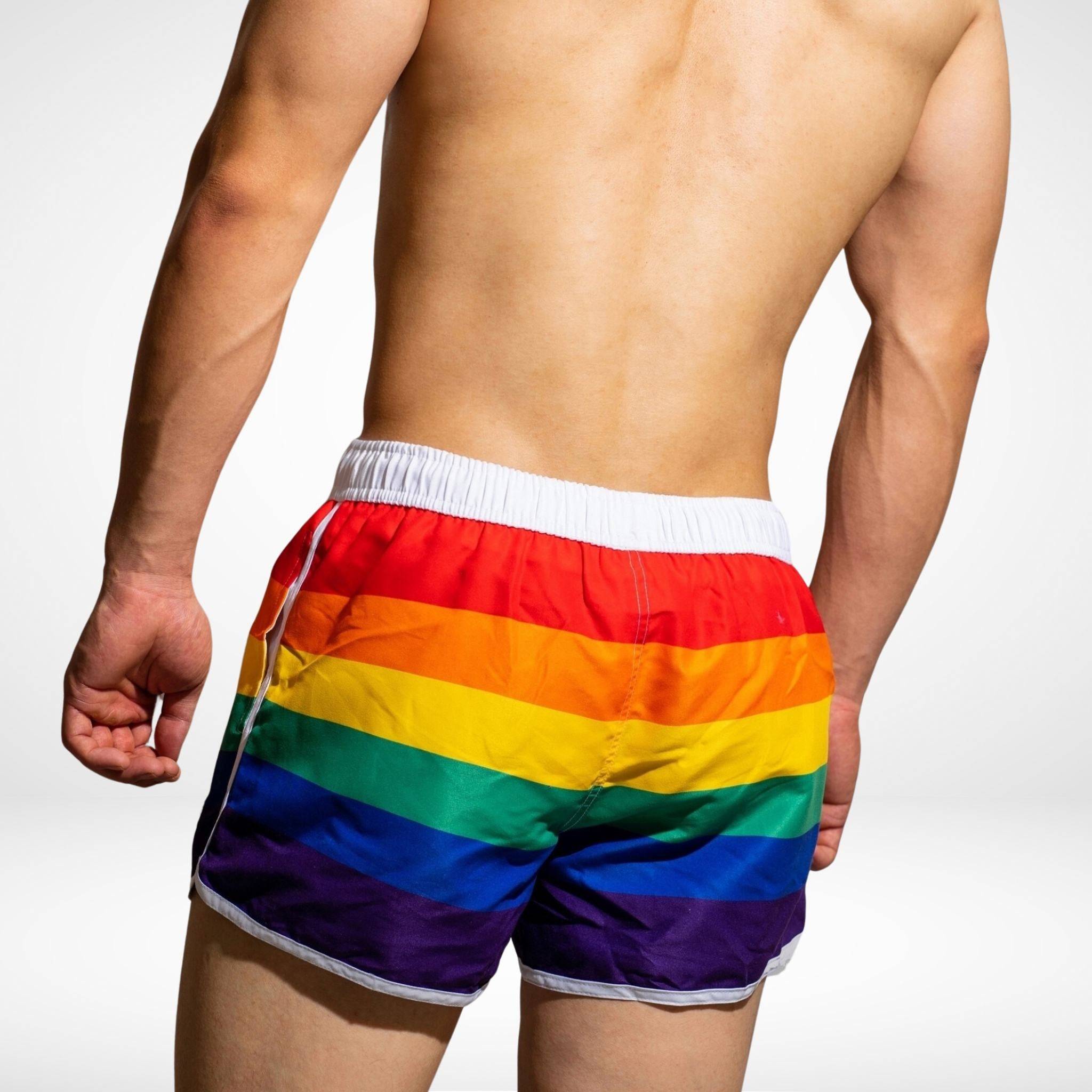 Rainbow Swim Trunks - CrownJewel.co