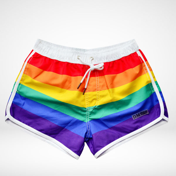 Rainbow Swim Trunks - CrownJewel.co