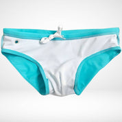 Side Eyelet Swim Briefs - CrownJewel.co