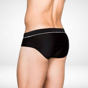 Side Mesh Drawstring Swim Briefs - CrownJewel.co