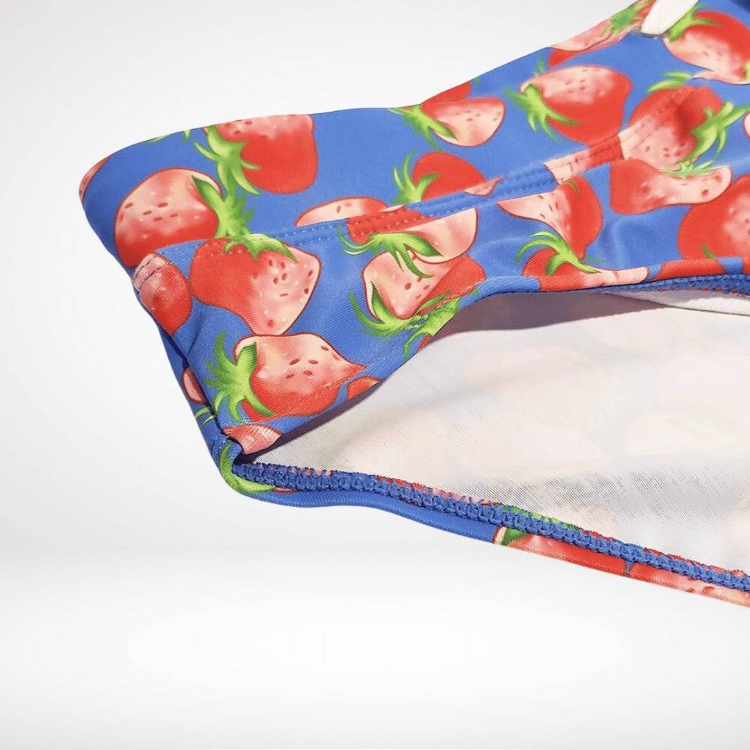 Strawberry Print Swim Briefs - CrownJewel.co