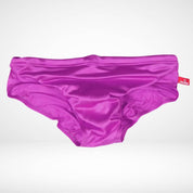 Men’s Transparent Swim Briefs - Bright Violet