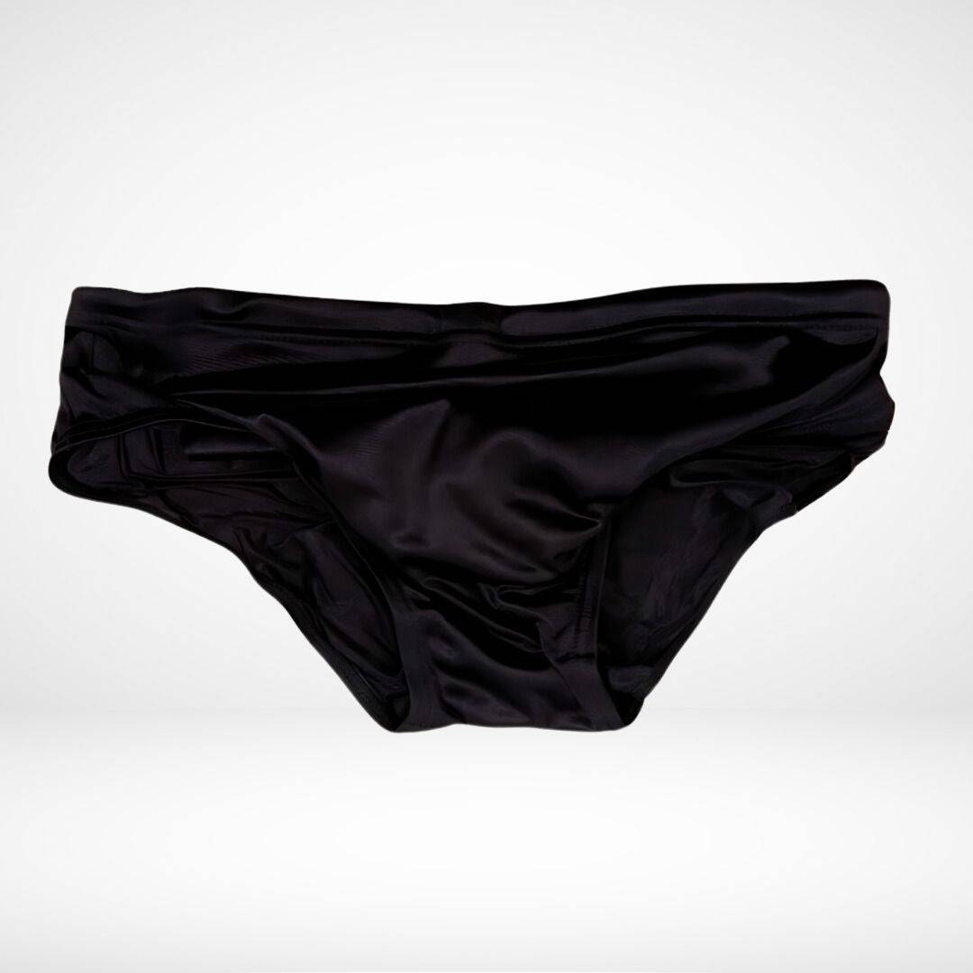 Men’s Transparent Swim Briefs - Black