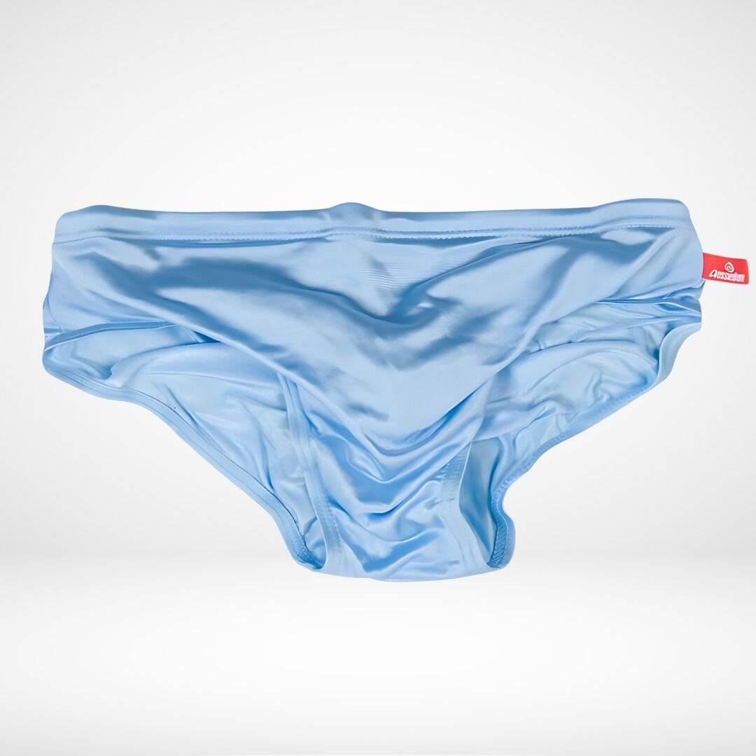 Men’s Transparent Swim Briefs - Aquatic Blue