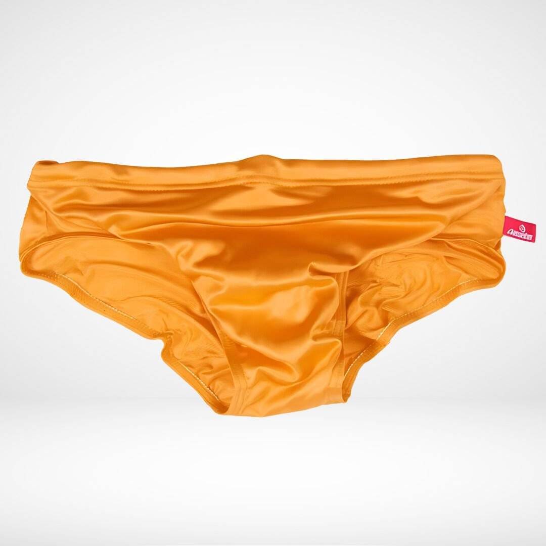 Men’s Transparent Swim Briefs - Gold