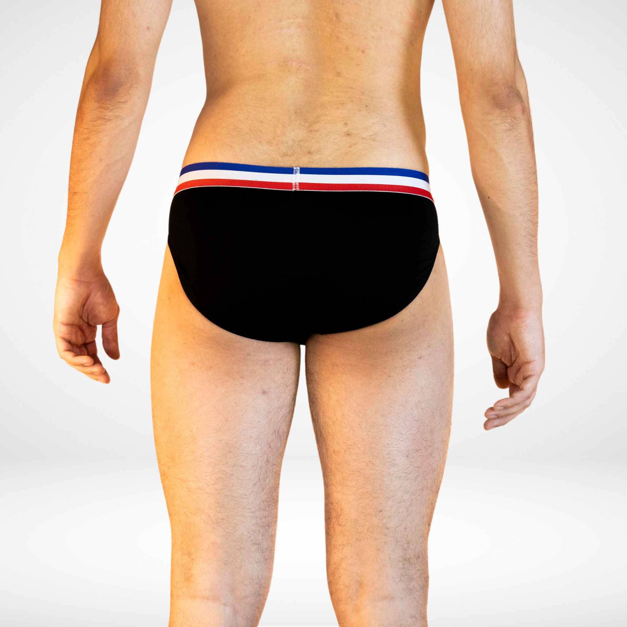 Triple Star Cotton Stretch Briefs - Black