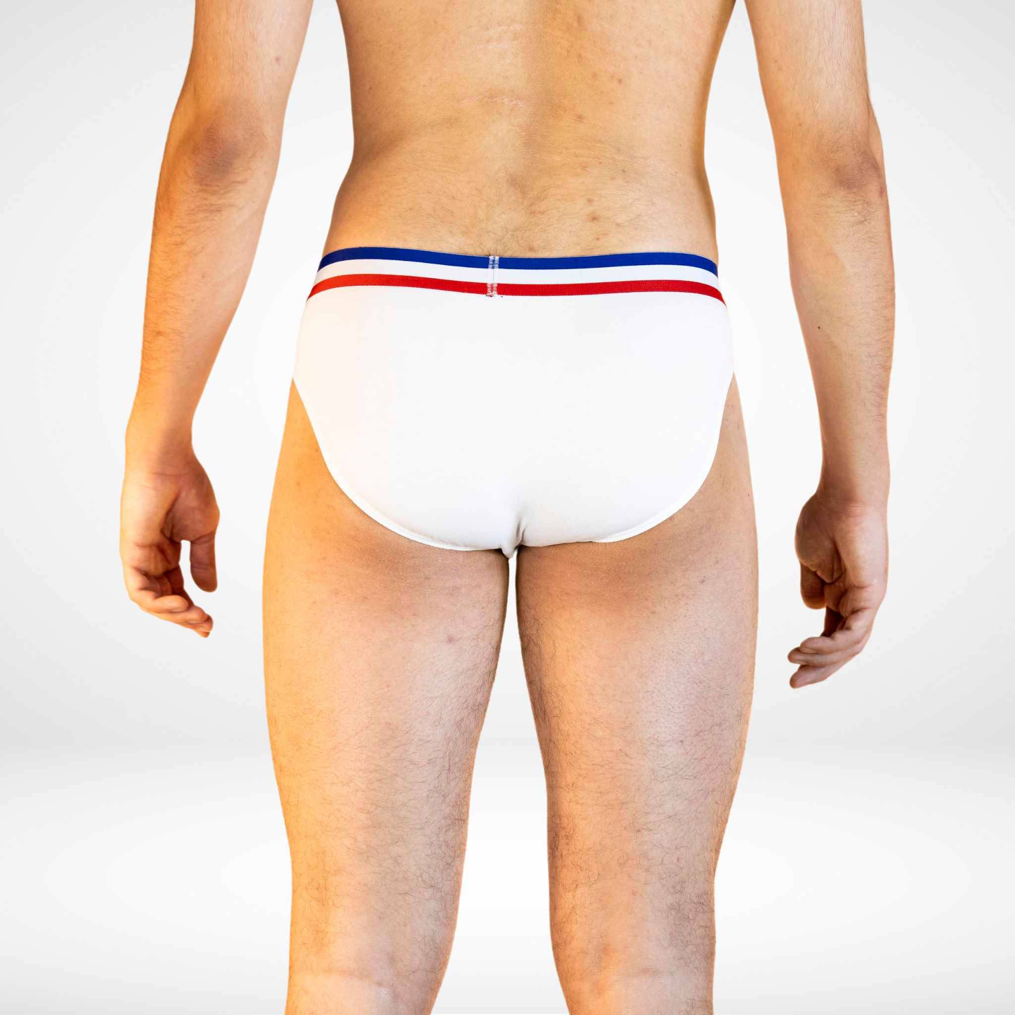 Triple Star Cotton Stretch Briefs - White